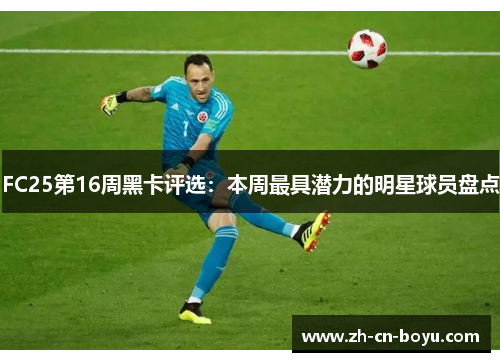 FC25第16周黑卡评选：本周最具潜力的明星球员盘点