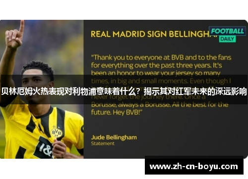 贝林厄姆火热表现对利物浦意味着什么?揭示其对红军未来的深远影响 贝林厄姆火热表现对利物浦意味着什么?揭示其对红军未来的深远影响